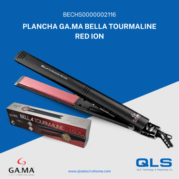 Plancha GA.MA Bella tourmaline red ion